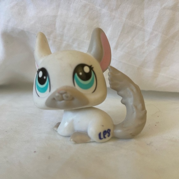 Littlest Pet Shop 2007 Chinchilla #1401 White & Gray GenuineLPS - Picture 6 of 9